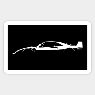 Ferrari F40 Silhouette Sticker